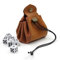 【LZ】 Saco de dados de couro do plutônio com cordão moeda bolsa de armazenamento de dados sacos bolsa dnd placa jogos roleplaying acessórios presente