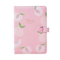 Colorful Blank Journal Lovely Peach Notebook Sketchbook Agenda Diary Note Book for Women Girl Gift, 192 Pages