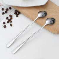 【ลดราคา】1 Spoon PC Tea Spoon สแตนเลสกาแฟซุปชาช้อน Smooth บนโต๊ะอาหารยาวจับ