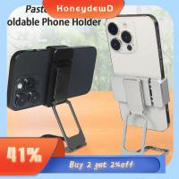 HONEYDEWD หลายมุม วางฟรี ปรับได้ปรับได้ การหมุน360 ที่ยึดคลิปด้านหลัง ที่วางแหวนโทรศัพท์ พับเก็บได้