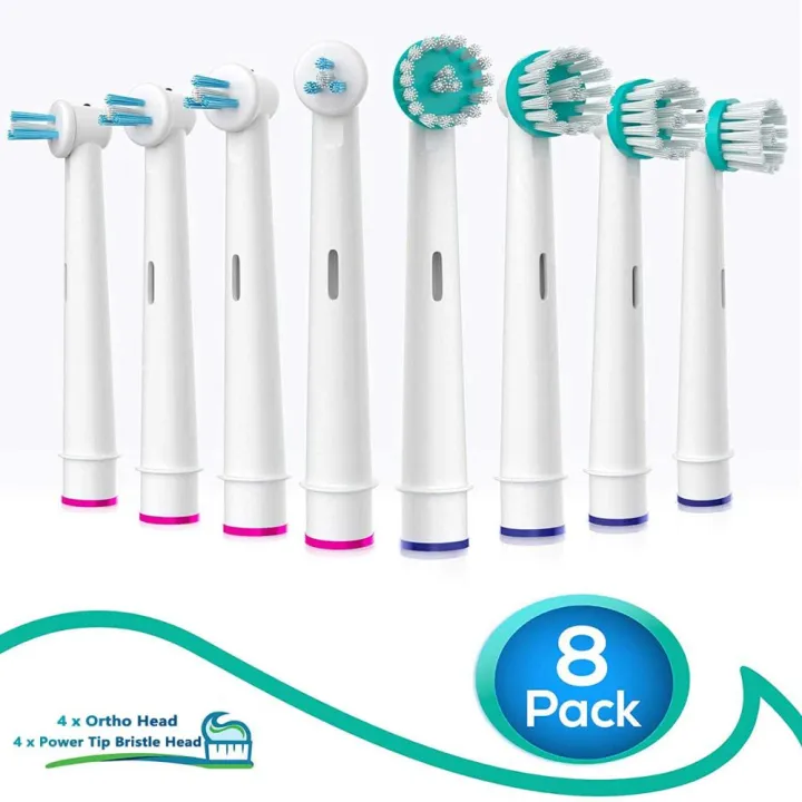 Oral B Replacement Brush Heads For Braun OralB Professional Ortho