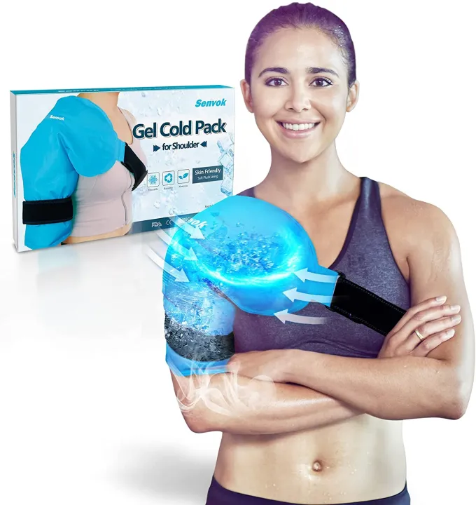 Shoulder Ice Pack Rotator Cuff Cold Therapy Ice Packs for Injuries Reusable Gel Soft Plush