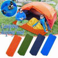 Outdoor M-Shape Air Bed Ultra light Nylon TPU Sleeping Mat Travel Beach For Hike Pad Mattress Inflatable Moisture-proof Cam I5Q1