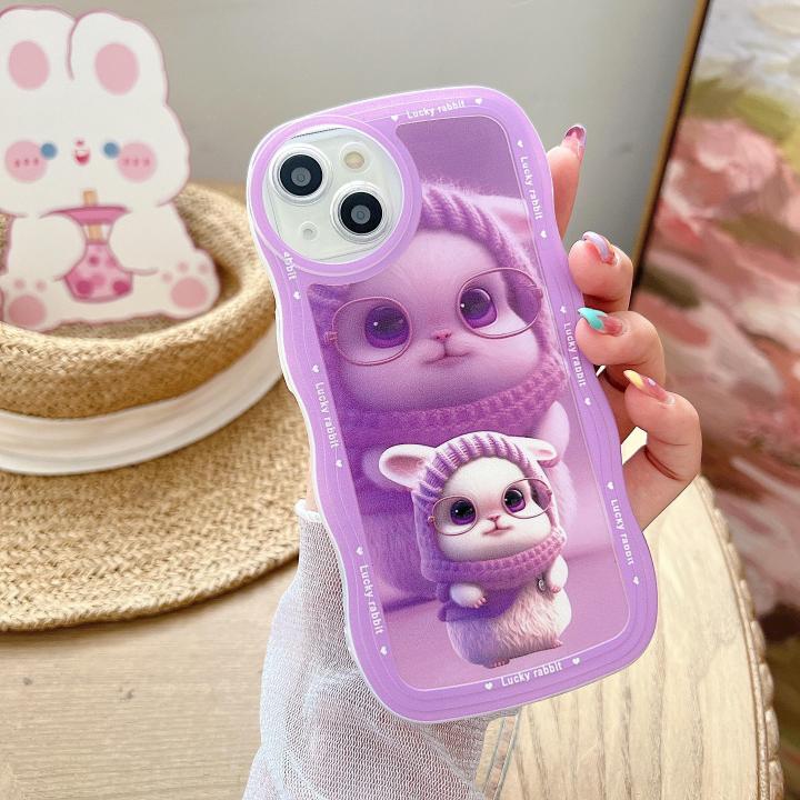 for-infinix-hot-20-5g-case-wavy-type-cartoon-rabbit-butterfly-love-heart-painted-tpu-silicone-soft-case-cover-shockproof-phone-casing