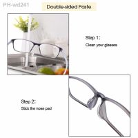 10 Pairs Eyeglass Glasses Spectacles Anti-Slip Silicone Soft Stick On Nose Pads Eyeglass Glasses Frame One Eyewear