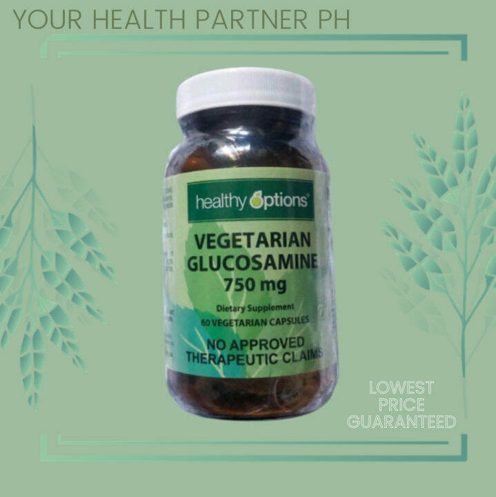 Healthy Options Vegetarian Glucosamine 750mg 60c Lazada PH