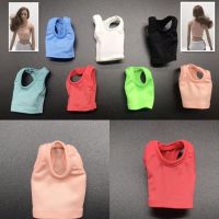 Candy Colors 1/6 Scale Female Figure Accessory Sexy Vest Clothes Stretch Sports Vest Bottoming Model for 12 Action Figure