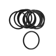 CW Uxcell 10 Pcs 1.5mm Black Rubber Oil Filter O Ring Seal Gaskets Id 18mm