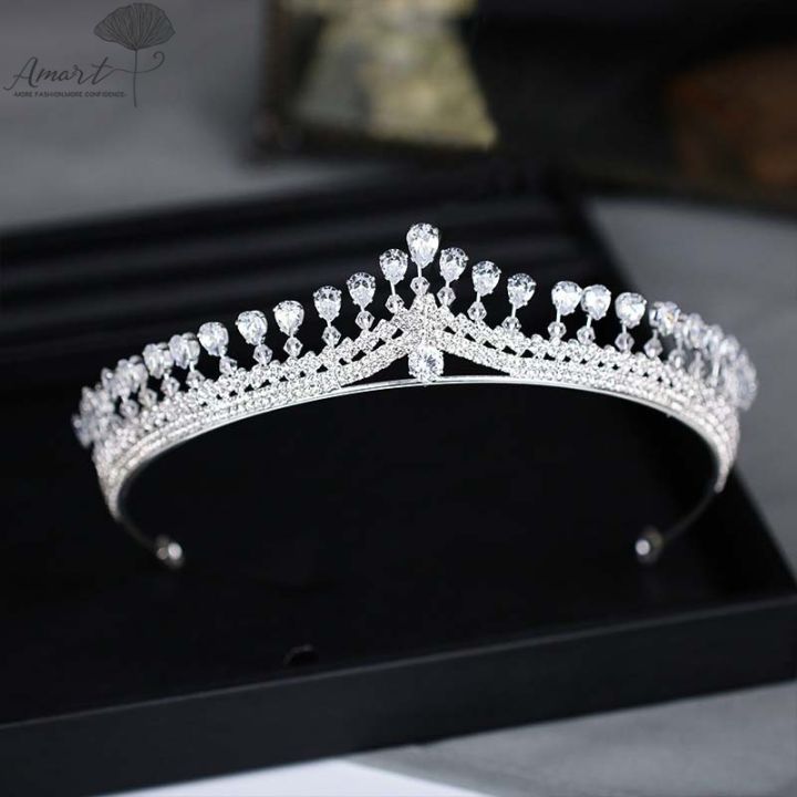 amart-rhinestone-queen-zircon-crown-ผู้หญิงเครื่องประดับหูฟังงานแต่งงานเครื่องประดับผม-headband-ornaments