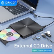 Ổ Đĩa DVD ORICO Ổ Đĩa CD Ổ Đĩa Quang Gắn Ngoài Mỏng USB3.0 Đầu Ghi Ghi Di