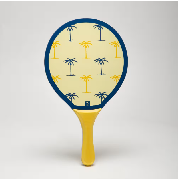 beach-tennis-racket-set-woody-racket-yellow