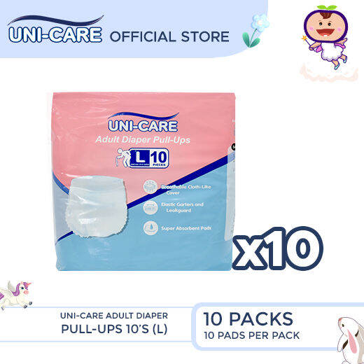 Uni Care Adult Diaper Pull Ups 10s Large Pack Of 10 Lazada Ph