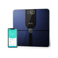 eufy by Anker, Smart Scale P1 with Bluetooth, Body Fat Scale, Wireless Digital Bathroom Scale, 14 Measurements, Weight/Body Fat/BMI, Fitness Body Composition Analysis, Black/White, lbs/kg.