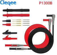 Cleqee P1300c P1300b แบบ12-In-1ที่หนีบหัววัด Probe Multimeter ทดสอบหลายเมตรจระเข้ชุดตะกั่วตัว