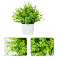 Plastic Artificial Bonsai 19x16cm Fake Plant 1pc 66g Green Plant Decor