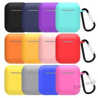 【hot sale】 ♛℗☈ C02 Case For Apple AirPods 2/1 Gen Charging Box Sleeve Soft Silicone Bluetooth Wireless Earphone With Ring Protector Cover