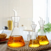 【cw】500ml250ml125ml Glass Olive Oil Bottle Leak-Proof Drops Edible Oil Vinegar Soy Sauce Spice Jar Storage Pot Kitchen Supplies 【hot】