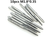 10ชิ้น M1.8 * 0.35เครื่องสกรูแตะไฮสปีด H2ตรงร่องสกรูกระทู้เมตริกเสียบมือแตะเจาะ