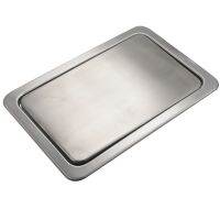 Garbage Flap Trash Bin Cover Flush Built-in for Kitchen Counter Top