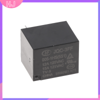 【HJ】 1PC Relay HF-JQC-3FF-5V 12V 24V 4ฟุต10A กลุ่มของ Normal Open DC Relay