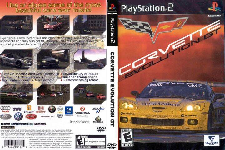 PS2 Corvette Evolution GT , Dvd game Playstation 2 | Lazada