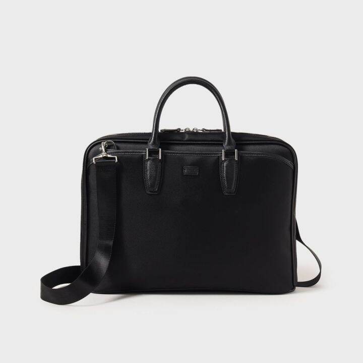 takeo-kikuchi-กระเป๋าเอกสาร-twill-nylon-briefcase-bag