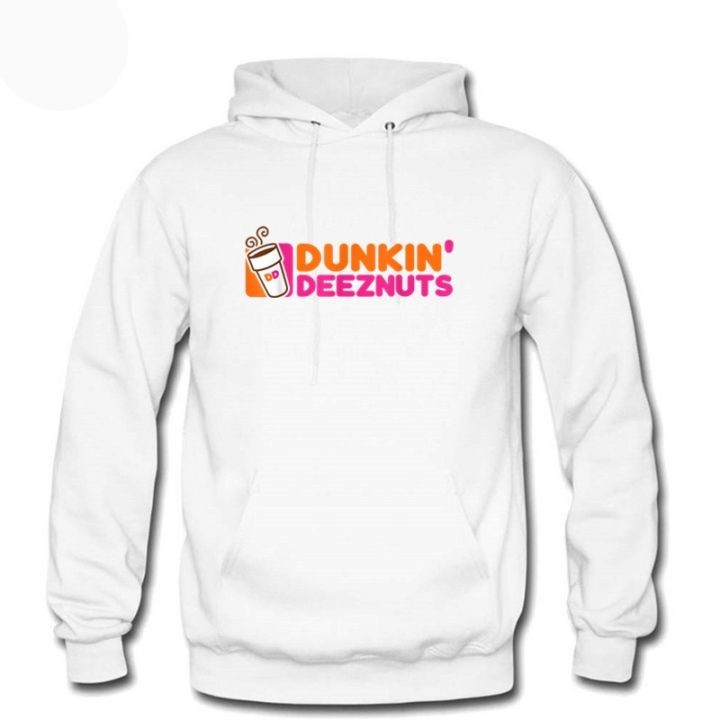 เสื้อฮู้ดแฟชั่น-dunkin-ถั่วดีซชุดวอร์มผู้ชายสีดำเสื้อกันหนาวขนแกะอบอุ่นสำหรับเสื้อสวมศีรษะทรงใหญ่