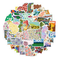 พร้อมส่ง! Africa Camping Travel แอฟริกา sticker MAP vintage ticket สติกเกอร์กันน้ำรูปแบบที่แตกต่างกัน 55ชิ้น