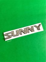 โลโก้ SUNNY ขนาด 15.7x2.4 cm. ติดNISSAN