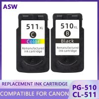 ASW Compatible for Canon PG510 CL511 PG 510XL CL 511XL PG-510 Ink Cartridge For PIXMA IP2700 MP230 MP240 MP250 MP260 MP270 MP280 Ink Cartridges