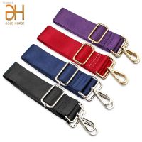 ✸♝ Nylon Shoulder Bag Strap Wide Spare Bag Strap Pure Color Womens Nylon Messenger Bag Accessories Bag Straps