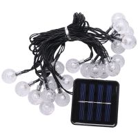 Solar String Light 30 Led Waterproof Bubbles Stick String Fairy Light Outdoor Garden Christmas Party Decoration Solar Lights