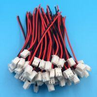 【YF】 50PCS XH 2.54 JST Connector Plug Wire Cable 10cm Long 26AWG 2P Single End