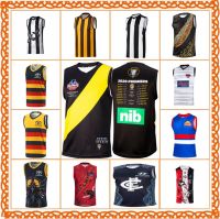 RICHMOND TIGERS HOME PREMIERSHIP GUERNSEY GOLD SUNS GEELONG CATS ADELAIDE CROWS WEST COAST EAGLES  CARLTON BLUE RUGBY JERSEY