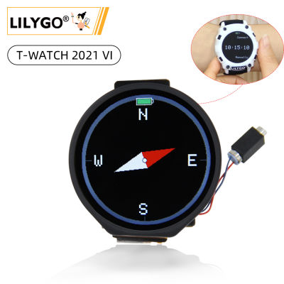 LILYGO®TTGO T-WATCH 2021 T-Micro32 Plus ESP32การเขียนโปรแกรมนาฬิกาหน้าจอสัมผัสแบบ Capacitive Psram Vition Motor รองรับ WiFi BLE