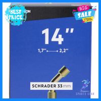 ยางจักรยาน ยางในจักรยาน ยางใน ขนาด 14 นิ้ว กว้าง 1.7 ถึง 2.2 พร้อมวาล์ว Schrader ทรงโค้ง อุปกรณ์จักรยาน จักรยาน CYCLING