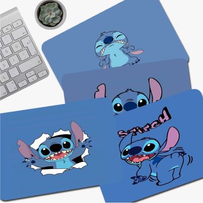 ∋ Disney Stitch Custom Skin Cartoon Anime Gaming Mouse Pad Keyboard Mouse Mats Smooth Company Desktop Mat