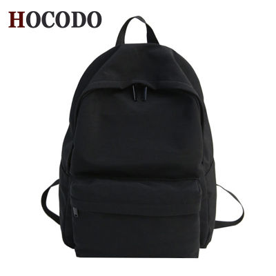 2021HOCODO Large Capacity Women Waterproof Nylon Backpack Solid Color Schoolbags Fashion Female Backpack Laptop Shoulder Bags Travel
