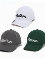 จุดรวม☌หลังจาก MALBON เกาหลีใต้ Malbon หมวกเบสบอลใหม่การพักผ่อนกลางแจ้งหมวกกอล์ฟกอล์ฟ