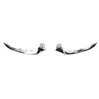 Left &amp;Right Front Bumper Lip Spoiler Chrome Trim for Mercedes C Class W205 C180 C200 A2058851374 A2058851474