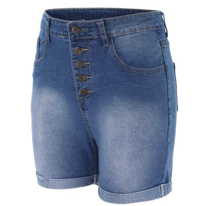 summer-womens-pants-jeans-stretch-five-button-ripped-flap-pocket-denim-shorts-old-broken-style-denim-jeans-pantalones-de-mujer