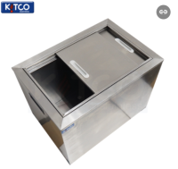 Kitco Stainless ถังน้ำแข็งสเตนเลส แบบฝาสไลด์ ขนาด 100 ลิตร