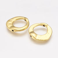 20pc Tibetan Style Alloy Irregular Ring Bead Frames Cadmium Free &amp; Lead Free Antique Golden 20.5x20.5x3mm Hole: 12mm