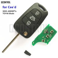 【✔In stock】 qiukekang81481 Qcontrol รีโมทกุญแจสำหรับ433รถ Mhz Kia Ceed Pro Ceed Cee Seks-am08ftx Ce0678 Toy40ใบมีด2009 2010 2011 2012