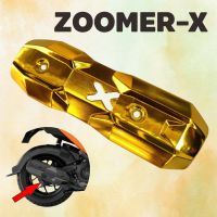 แผ่นปิดกันร้อนท่อ Honda Zoomer-x สีทองgold