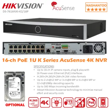 Hikvision wifi nvr 16 sales channel