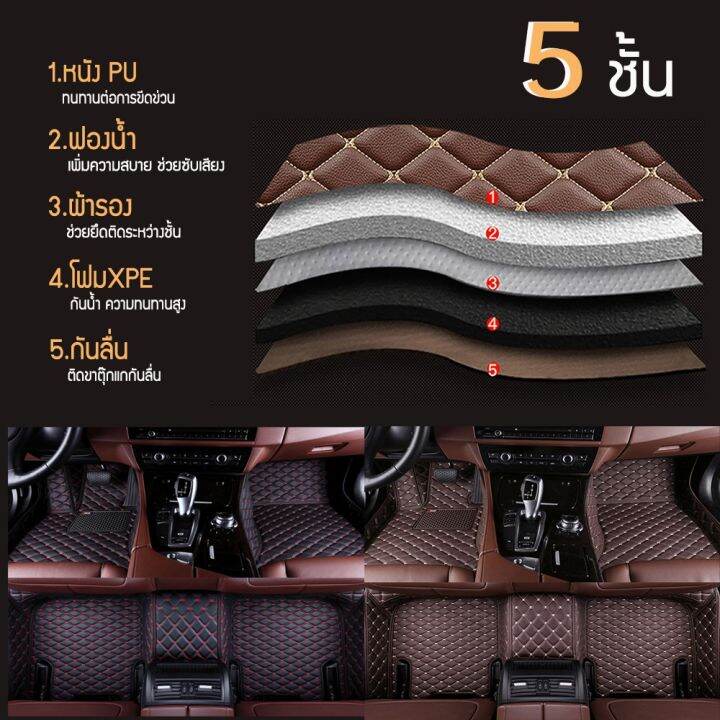 พรมปูพื้นรถยนต์-พรมรถยนต์-พรม-vip-6d-ตรงรุ่น-สำหรับ-toyota-yaris-5dr-2014-2016-ตัวถูก-และ-ตัวท๊อป-ดีไซน์สวยหรู