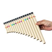 กุญแจ G-G3ขลุ่ยอินคา16 18ท่อเครื่องเป่า Pan Flute เอบีเอสเครื่องดนตรีแบบเป่าจีนดั้งเดิมมีโอคาริน่ากระเป๋าใส่โน๊ตบุ๊คแบบพกพา