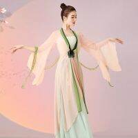 [COD] Classical dance womens elegant long body rhyme gauze jacket Han and Tang ancient country style folk performance