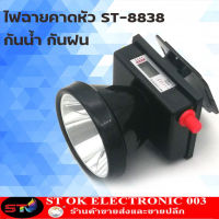 ST003 ไฟฉายคาดหัว หน้าจอดิจิตอล ST ลุยฝนได้ ส่องไกล 1000 เมตร หลอดเลเซอร์ 1800W แสงขาว/แสงเหลือง ST-8838/TW-878 (สินค้าใหม่)